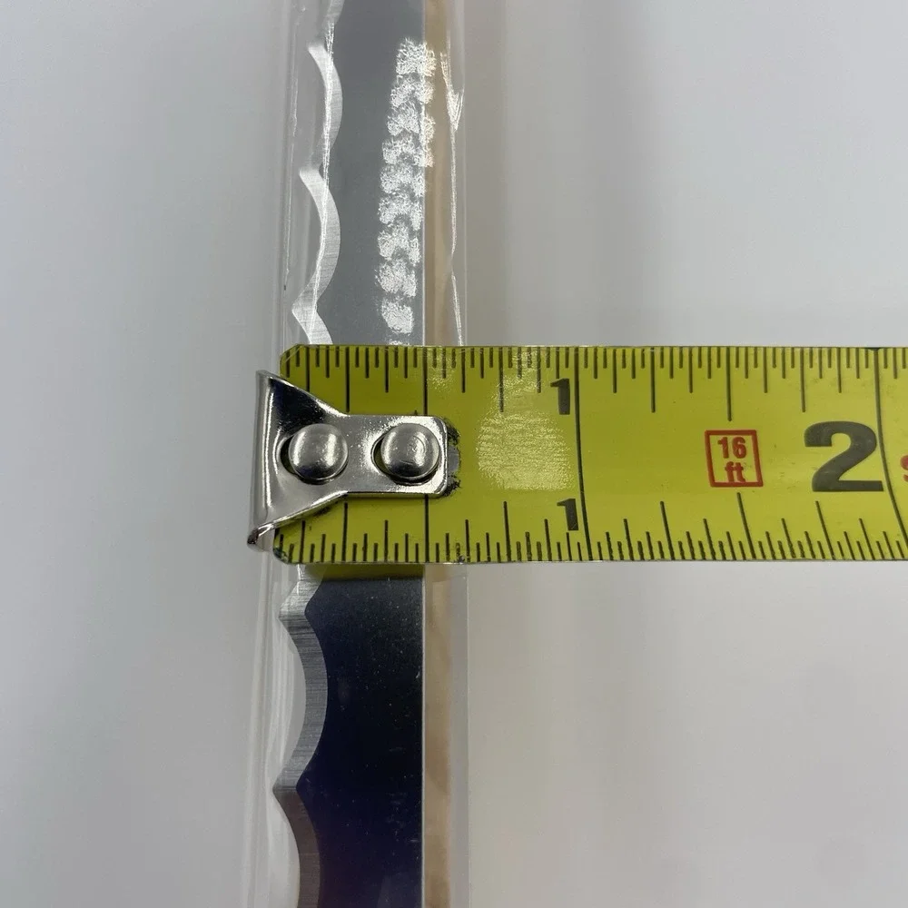15 in Serrated Bread Slicer, Sourdough Bread Knife, Stainless Steel Bow Knife